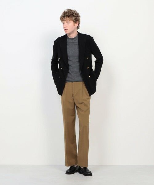 TOMORROWLAND / トゥモローランド テーラードジャケット | コットンビスコースダブルニット ダブルブレステッド6Bブレザー DONDY | 詳細1