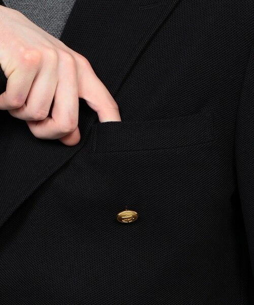 TOMORROWLAND / トゥモローランド テーラードジャケット | コットンビスコースダブルニット ダブルブレステッド6Bブレザー DONDY | 詳細10