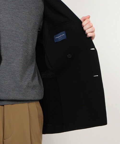 TOMORROWLAND / トゥモローランド テーラードジャケット | コットンビスコースダブルニット ダブルブレステッド6Bブレザー DONDY | 詳細7
