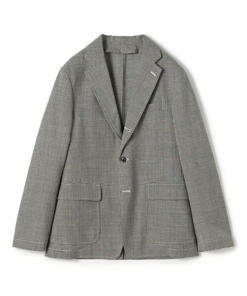 TOMORROWLAND / トゥモローランド テーラードジャケット | トロピカルウーステッド シングルブレステッド 3Bジャケット ALFRED BROWN（18 ハウンドトゥース）