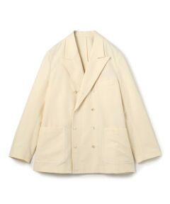 TOMORROWLAND / トゥモローランド テーラードジャケット | コットンシルクグログラン ダブルブレステッド8Bジャケット