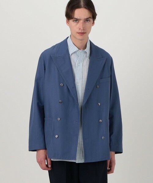 TOMORROWLAND / トゥモローランド テーラードジャケット | コットンシルクグログラン ダブルブレステッド8Bジャケット | 詳細2