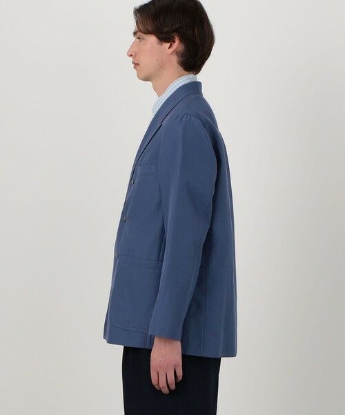 TOMORROWLAND / トゥモローランド テーラードジャケット | コットンシルクグログラン ダブルブレステッド8Bジャケット | 詳細4