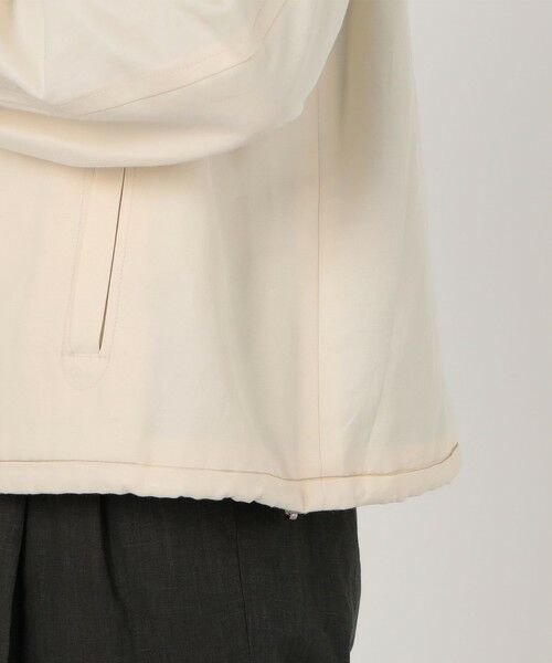 TOMORROWLAND / トゥモローランド ブルゾン | コットンシルクグログラン ライダースブルゾン | 詳細12