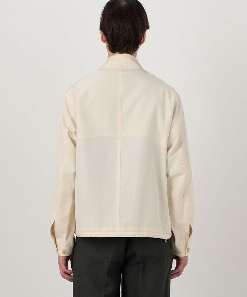 TOMORROWLAND / トゥモローランド ブルゾン | コットンシルクグログラン ライダースブルゾン | 詳細5