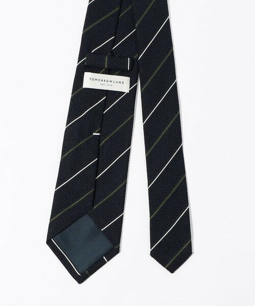 TOMORROWLAND / トゥモローランド ネクタイ | TOMORROWLAND シルクジャガード レジメンタルストライプネクタイ | 詳細2