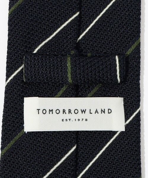 TOMORROWLAND / トゥモローランド ネクタイ | TOMORROWLAND シルクジャガード レジメンタルストライプネクタイ | 詳細3