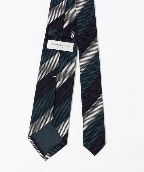 TOMORROWLAND / トゥモローランド ネクタイ | TOMORROWLAND シルクジャガード レジメンタルストライプネクタイ | 詳細2