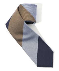 TOMORROWLAND / トゥモローランド ネクタイ | TOMORROWLAND シルク レジメンタルストライプネクタイ