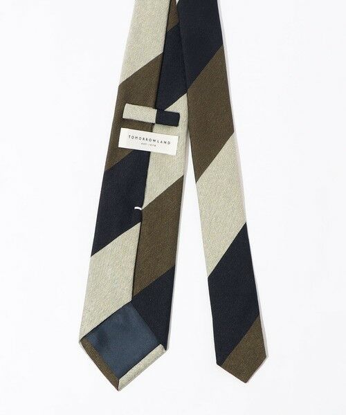 TOMORROWLAND / トゥモローランド ネクタイ | TOMORROWLAND シルク レジメンタルストライプネクタイ | 詳細2