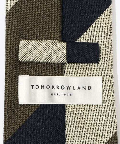 TOMORROWLAND / トゥモローランド ネクタイ | TOMORROWLAND シルク レジメンタルストライプネクタイ | 詳細3