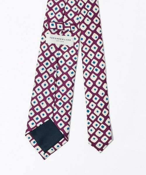 TOMORROWLAND / トゥモローランド ネクタイ | TOMORROWLAND シルクプリント 小紋柄ネクタイ | 詳細2