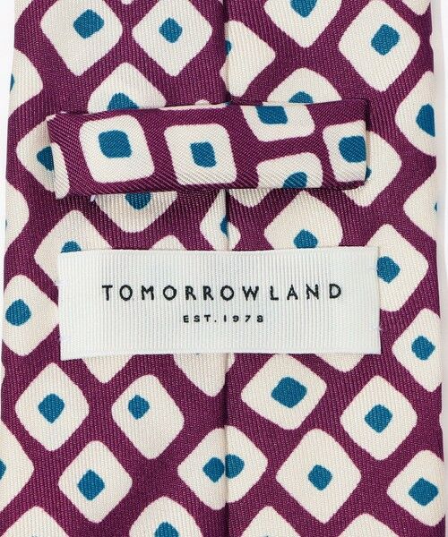 TOMORROWLAND / トゥモローランド ネクタイ | TOMORROWLAND シルクプリント 小紋柄ネクタイ | 詳細3
