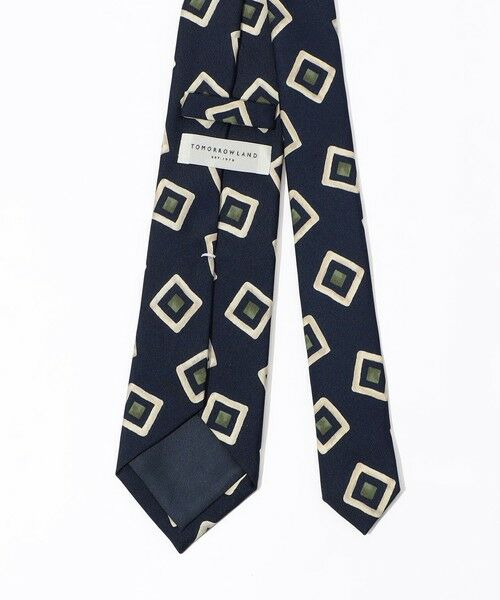 TOMORROWLAND / トゥモローランド ネクタイ | TOMORROWLAND シルクプリント 小紋柄ネクタイ | 詳細2
