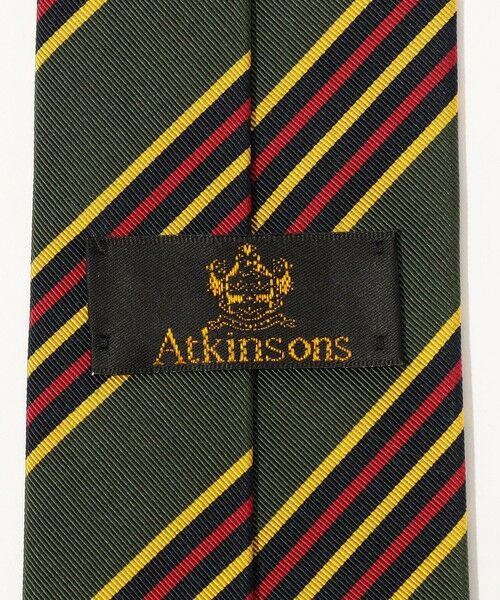 TOMORROWLAND / トゥモローランド ネクタイ | Atkinsons アイリッシュポプリン レジメンタルストライプネクタイ | 詳細3