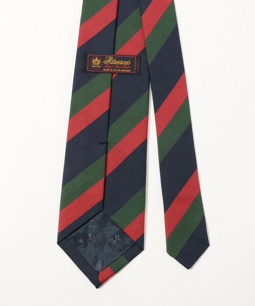 TOMORROWLAND / トゥモローランド ネクタイ | Atkinsons アイリッシュポプリン レジメンタルストライプネクタイ | 詳細2