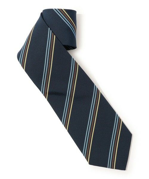 TOMORROWLAND / トゥモローランド ネクタイ | Atkinsons アイリッシュポプリン レジメンタルストライプネクタイ | 詳細1