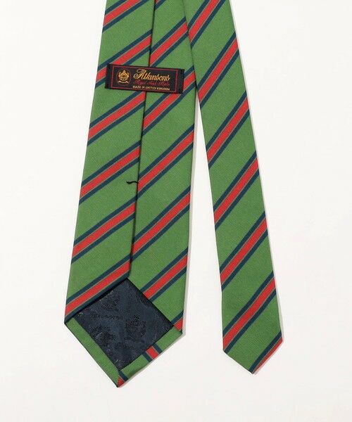 TOMORROWLAND / トゥモローランド ネクタイ | Atkinsons アイリッシュポプリン レジメンタルストライプネクタイ | 詳細2