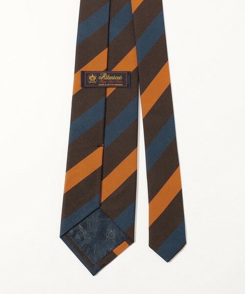 TOMORROWLAND / トゥモローランド ネクタイ | Atkinsons アイリッシュポプリン レジメンタルストライプネクタイ | 詳細2