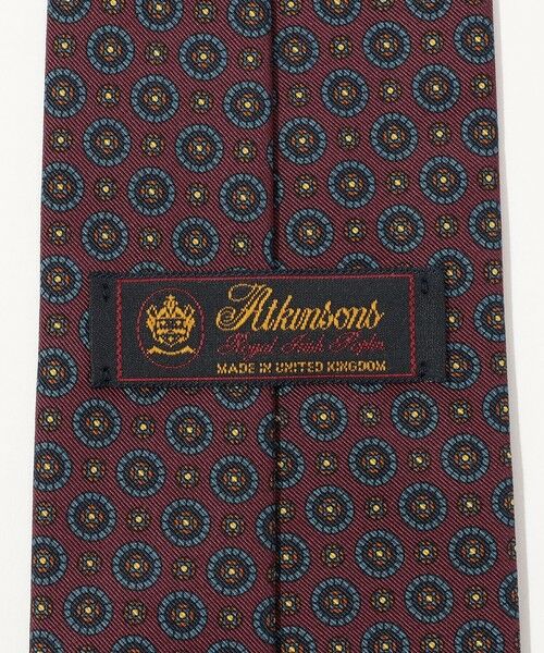 TOMORROWLAND / トゥモローランド ネクタイ | Atkinsons アイリッシュポプリン 小紋柄ネクタイ | 詳細3