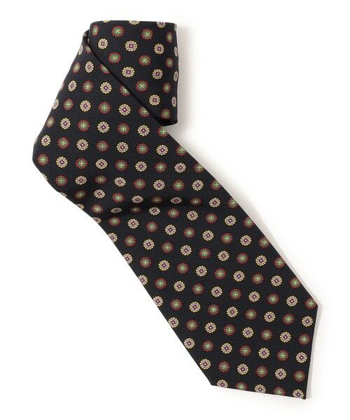 TOMORROWLAND / トゥモローランド ネクタイ | Atkinsons アイリッシュポプリン 小紋柄ネクタイ | 詳細1