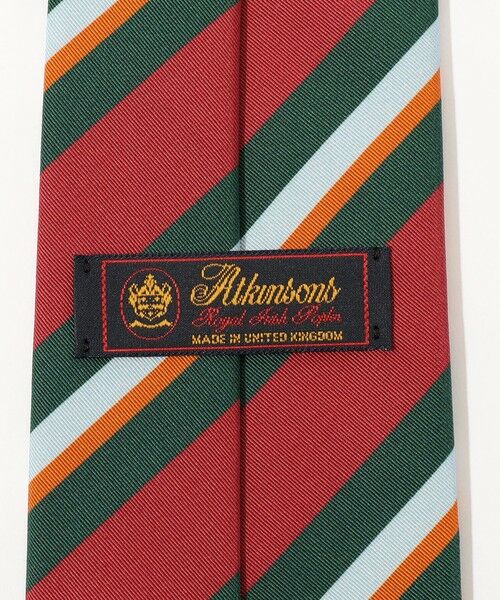TOMORROWLAND / トゥモローランド ネクタイ | Atkinsons アイリッシュポプリン レジメンタルストライプネクタイ | 詳細3
