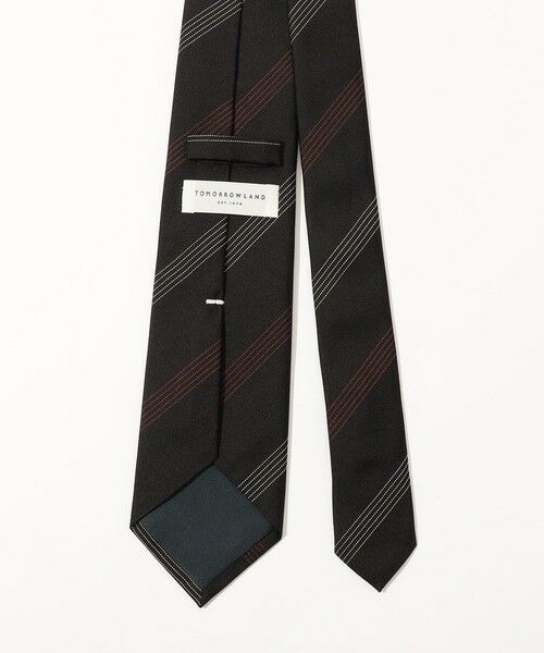 TOMORROWLAND / トゥモローランド ネクタイ | TOMORROWLAND シルクジャガード レジメンタルストライプネクタイ | 詳細2