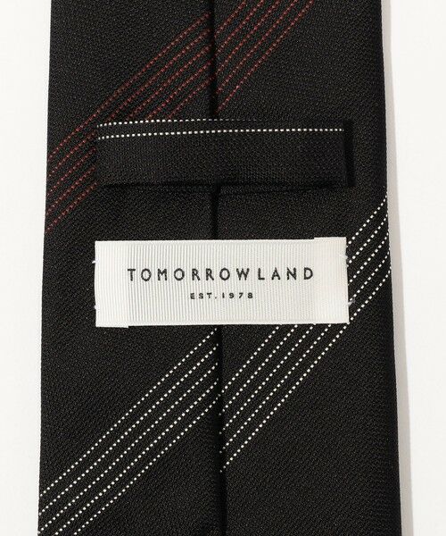 TOMORROWLAND / トゥモローランド ネクタイ | TOMORROWLAND シルクジャガード レジメンタルストライプネクタイ | 詳細3