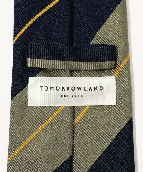 TOMORROWLAND / トゥモローランド ネクタイ | TOMORROWLAND シルクジャガード レジメンタルストライプネクタイ | 詳細3