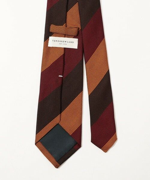TOMORROWLAND / トゥモローランド ネクタイ | TOMORROWLAND シルクジャガード レジメンタルストライプネクタイ | 詳細2