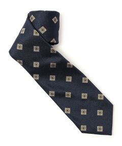 TOMORROWLAND / トゥモローランド ネクタイ | TOMORROWLAND シルクジャガード 小紋柄ネクタイ