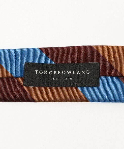 TOMORROWLAND / トゥモローランド ネクタイ | TOMORROWLAND シルク レジメンタルストライプナロータイ | 詳細3