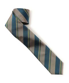 TOMORROWLAND / トゥモローランド ネクタイ | TOMORROWLAND シルク レジメンタルストライプナロータイ