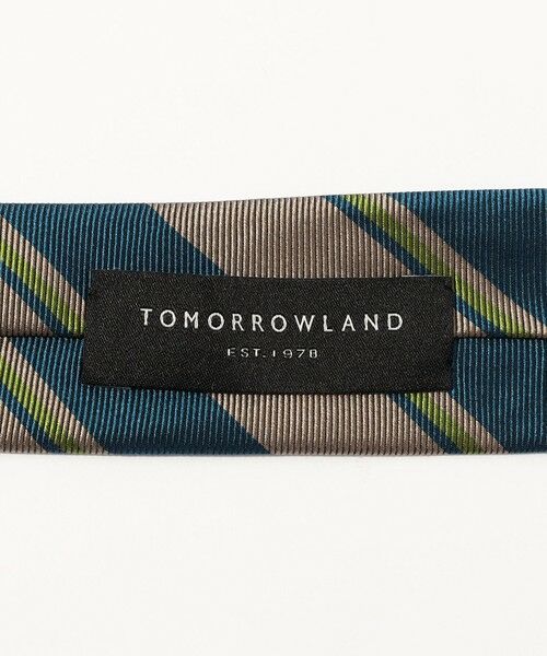 TOMORROWLAND / トゥモローランド ネクタイ | TOMORROWLAND シルク レジメンタルストライプナロータイ | 詳細3