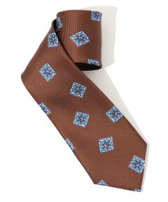 TOMORROWLAND / トゥモローランド ネクタイ | ERRICO FORMICOLA シルクプリント 小紋柄ネクタイ