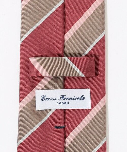 TOMORROWLAND / トゥモローランド ネクタイ | ERRICO FORMICOLA シルクプリント レジメンタルストライプネクタイ | 詳細3