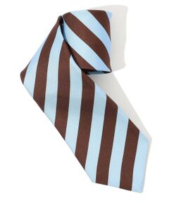 TOMORROWLAND / トゥモローランド ネクタイ | ERRICO FORMICOLA シルクプリント レジメンタルストライプネクタイ