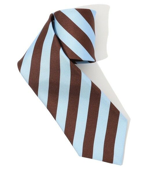 TOMORROWLAND / トゥモローランド ネクタイ | ERRICO FORMICOLA シルクプリント レジメンタルストライプネクタイ | 詳細1