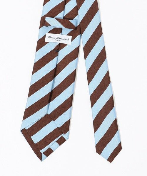 TOMORROWLAND / トゥモローランド ネクタイ | ERRICO FORMICOLA シルクプリント レジメンタルストライプネクタイ | 詳細2
