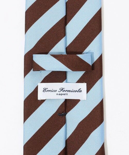 TOMORROWLAND / トゥモローランド ネクタイ | ERRICO FORMICOLA シルクプリント レジメンタルストライプネクタイ | 詳細3