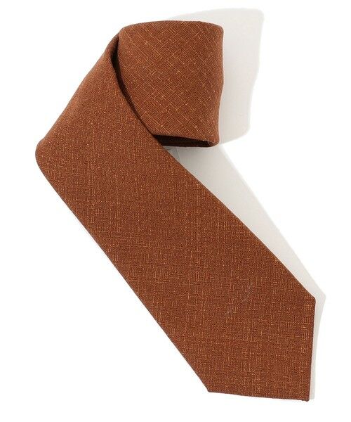 TOMORROWLAND / トゥモローランド ネクタイ | ERRICO FORMICOLA ウールシルク ソリッドネクタイ（45 テラコッタ）
