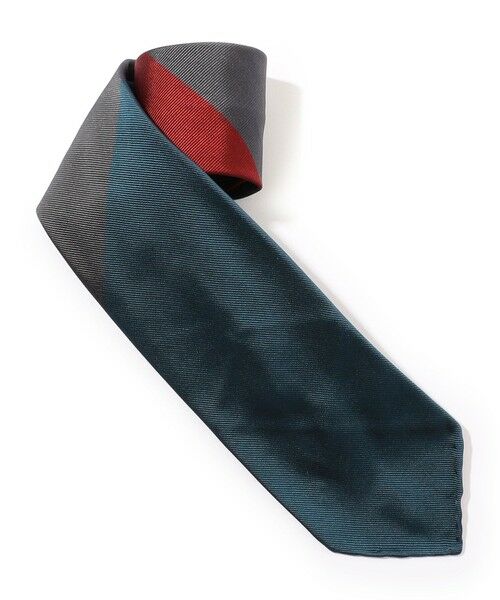 TOMORROWLAND / トゥモローランド ネクタイ | LE LYS シルクレジメンタルストライプネクタイ（68 グレー系）