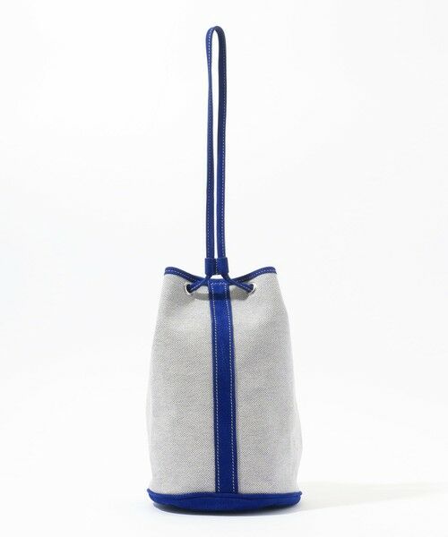 TOMORROWLAND / トゥモローランド ハンドバッグ | 【別注】Charles et Charlus  Escala ヌバックキャンバスコンビ 巾着バッグ | 詳細3