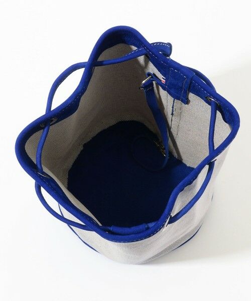 TOMORROWLAND / トゥモローランド ハンドバッグ | 【別注】Charles et Charlus  Escala ヌバックキャンバスコンビ 巾着バッグ | 詳細6