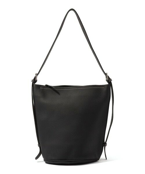 TOMORROWLAND / トゥモローランド ショルダーバッグ | 【別注】Charles et Charlus Christine シュリンクレザー ショルダーバッグ（19 ブラック）