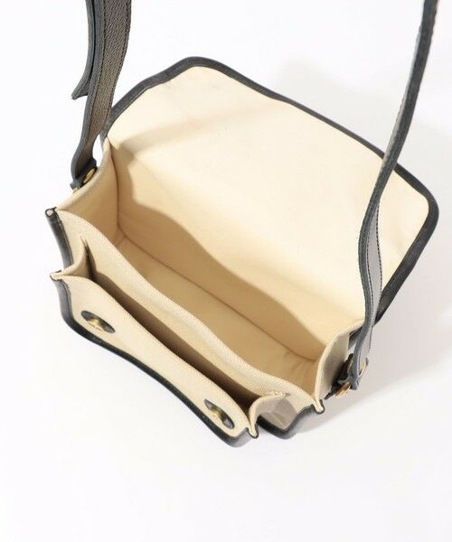 TOMORROWLAND / トゥモローランド ショルダーバッグ | GLENROYAL ブライドルレザー×キャンバス サッチェルバッグ | 詳細10