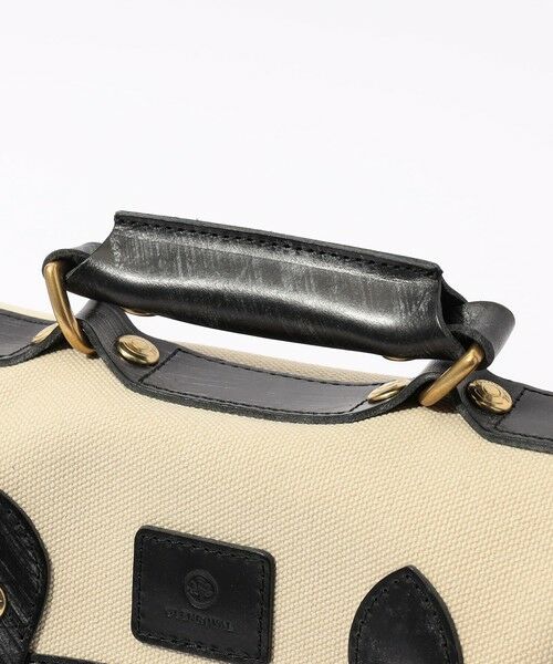 TOMORROWLAND / トゥモローランド ショルダーバッグ | GLENROYAL ブライドルレザー×キャンバス サッチェルバッグ | 詳細5