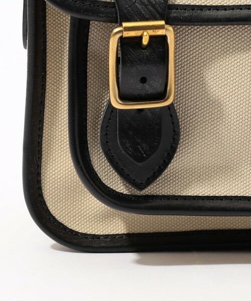 TOMORROWLAND / トゥモローランド ショルダーバッグ | GLENROYAL ブライドルレザー×キャンバス サッチェルバッグ | 詳細6