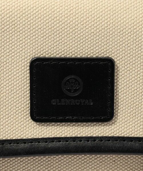 TOMORROWLAND / トゥモローランド ショルダーバッグ | GLENROYAL ブライドルレザー×キャンバス サッチェルバッグ | 詳細8