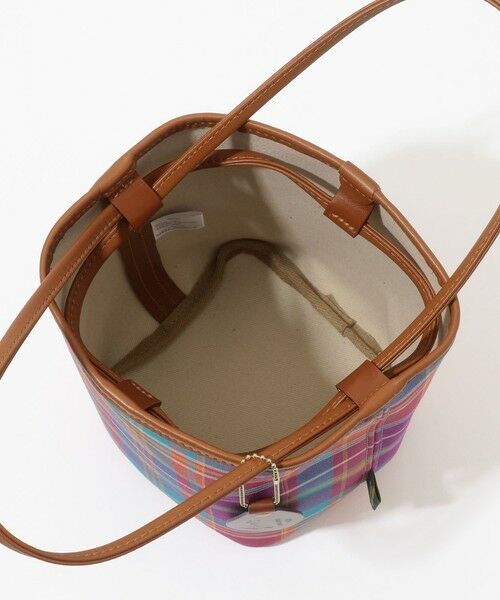 TOMORROWLAND / トゥモローランド ハンドバッグ | 【別注】Brady KEER マドラスチェック 巾着バッグ | 詳細11